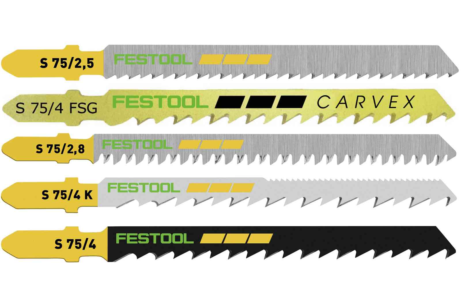 Jigsaw blade set STS-Sort/25 W 204275