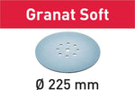 Abrasive sheet Granat Soft STF D225 P180 GR S/25 204225
