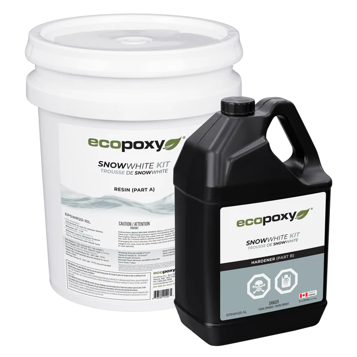 ECOPOXY Snow white 15L - CLEARANCE