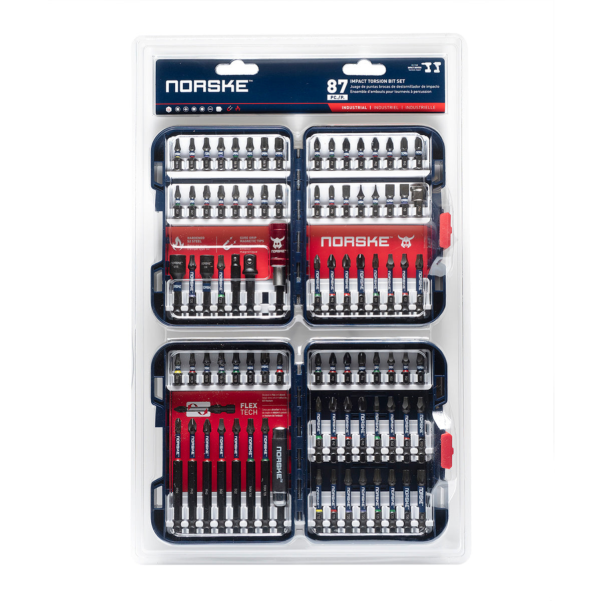 NORSKE 87PC Impact torsion bit set – Windsor Plywood Sherwood Park