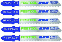HS 60/1.2 bi Metal-Cutting Jigsaw Blade, 2 3/8 Inch, 21 TPI, 5-Pack 486556