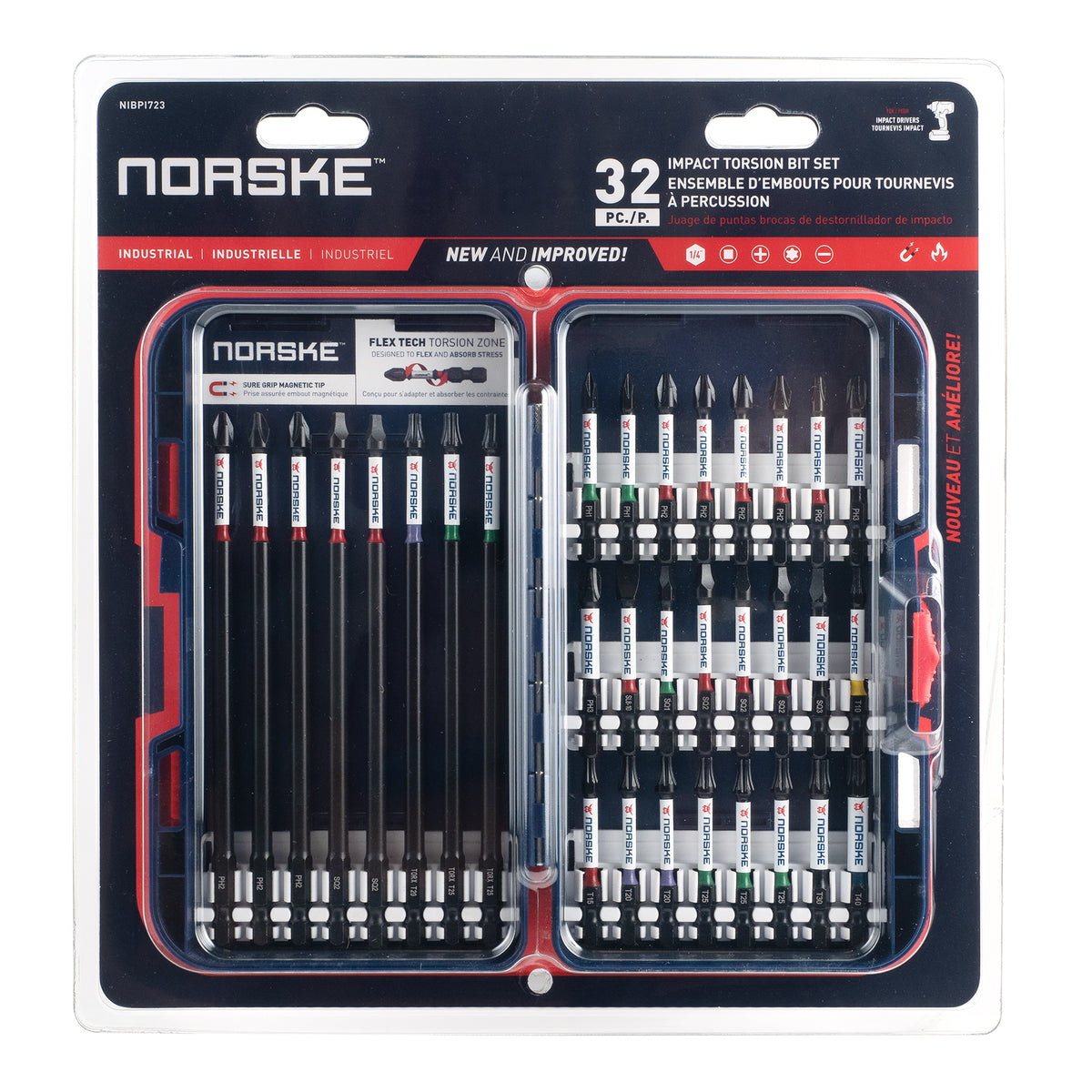 Norske 32PC Impact torsion bit set – Windsor Plywood Sherwood Park