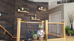 AS-IS Black-ish wood panels