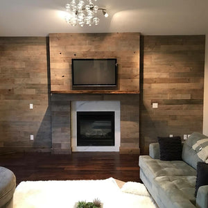 AS-IS Grey-ish wood panels