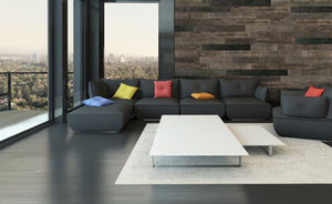 AS-IS Black-ish wood panels