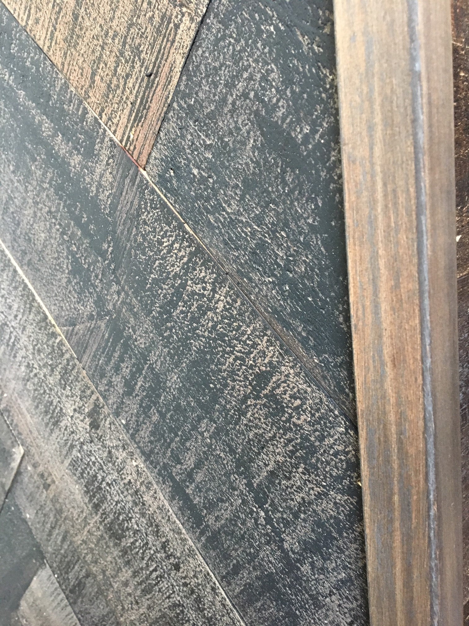 AS-IS Black-ish wood panels