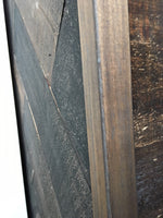 AS-IS Black-ish wood panels