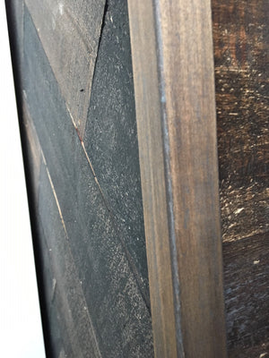AS-IS Black-ish wood panels