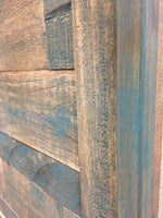 AS-IS Blue-ish wood panels