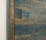 AS-IS Blue-ish wood panels