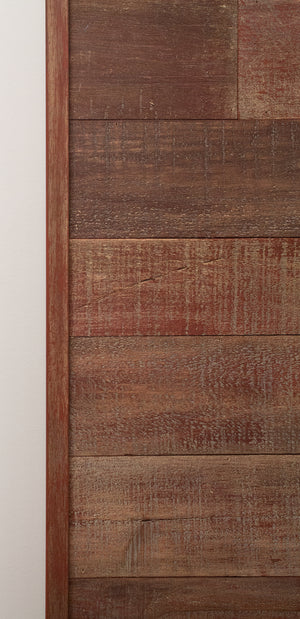 AS-IS Red-ish wood panels
