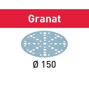Abrasive sheet STF D150/48 P180 GR/100 Granat 575166